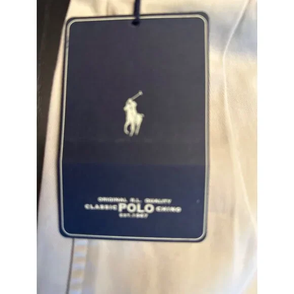 Polo Ralph Lauren Mens Classic Fit Andrew Pant 38T-36 Big & Tall 100% Cotton Bei